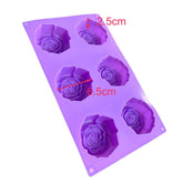 Molde Silicona Bombón Rosas x 6